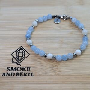 Custom Aquamarine Bracelet D070